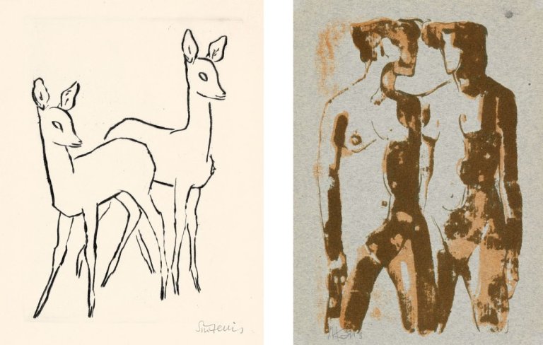 Auf diesem Bild ist das folgende Kunstwerk zu sehen:  Mappenwerk. „Prolog“. 1948.