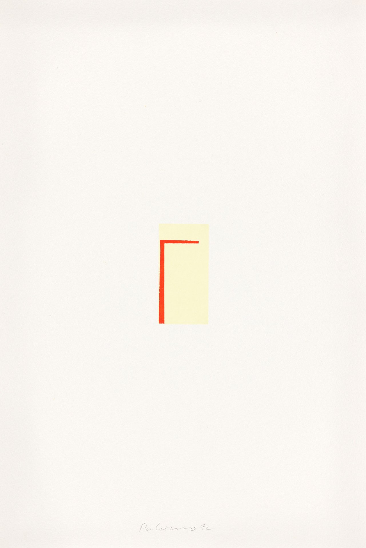 This picture shows the following artwork: Blinky Palermo. Untitled. 1972.