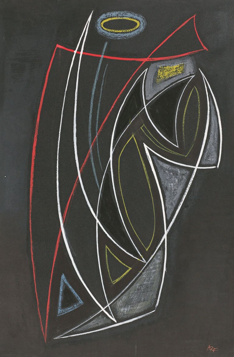Auf diesem Bild ist das folgende Kunstwerk zu sehen: Adolf Fleischmann. Ohne Titel. 1947.
