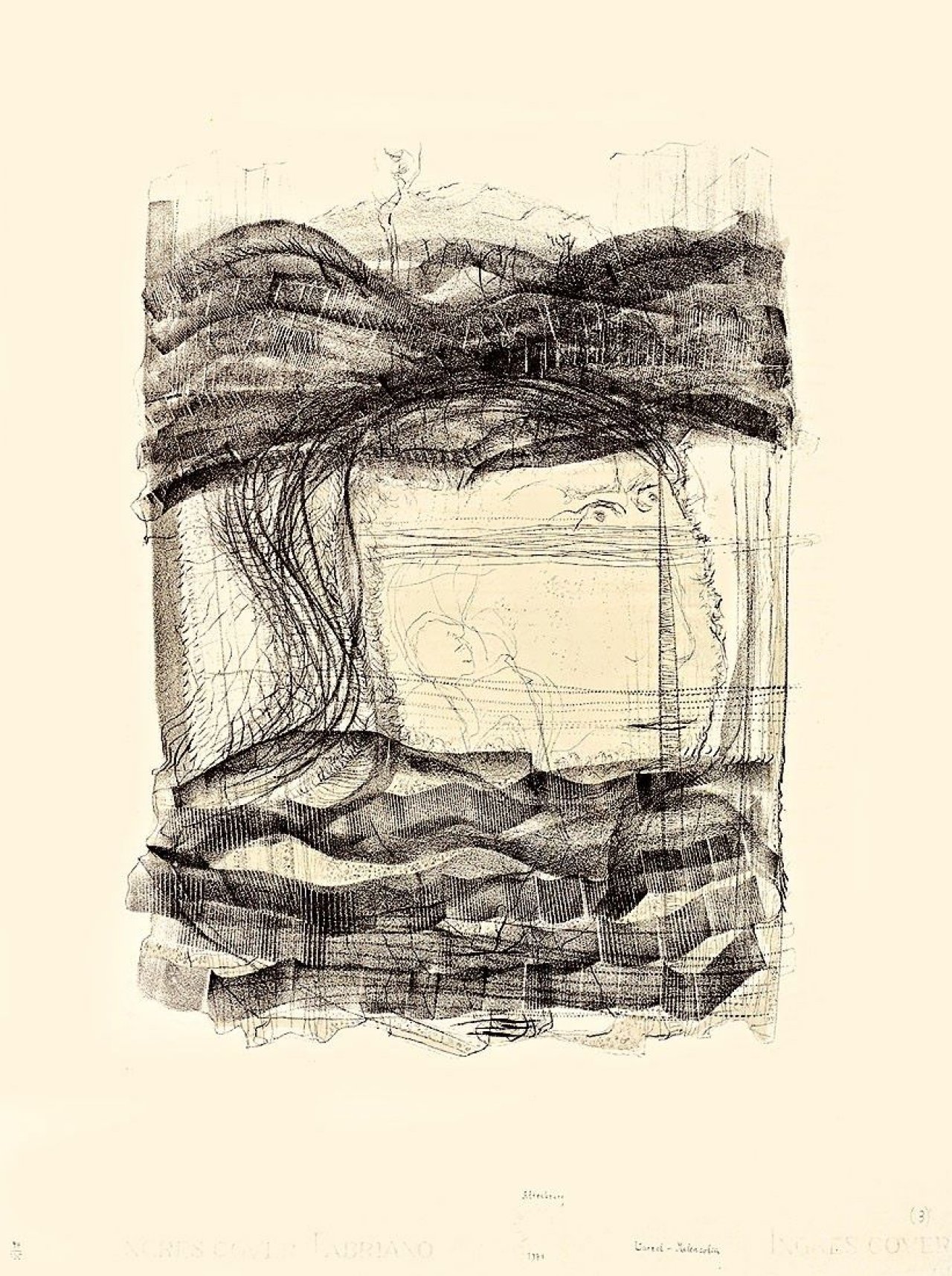 Auf diesem Bild ist das folgende Kunstwerk zu sehen: Gerhard Altenbourg. „Wurzel-Melencolia“. 1970/71.