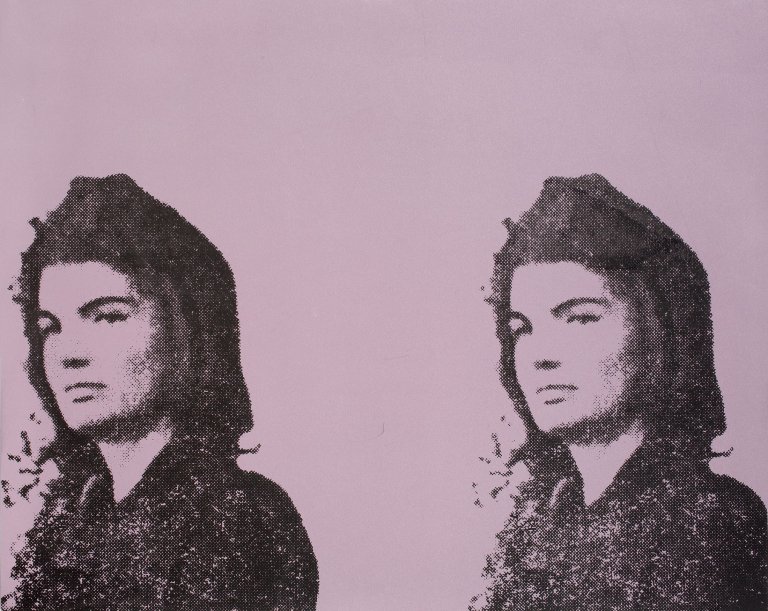 This picture shows the following artwork: Andy Warhol. „Jacqueline Kennedy II (Jacky II)“. 1966.