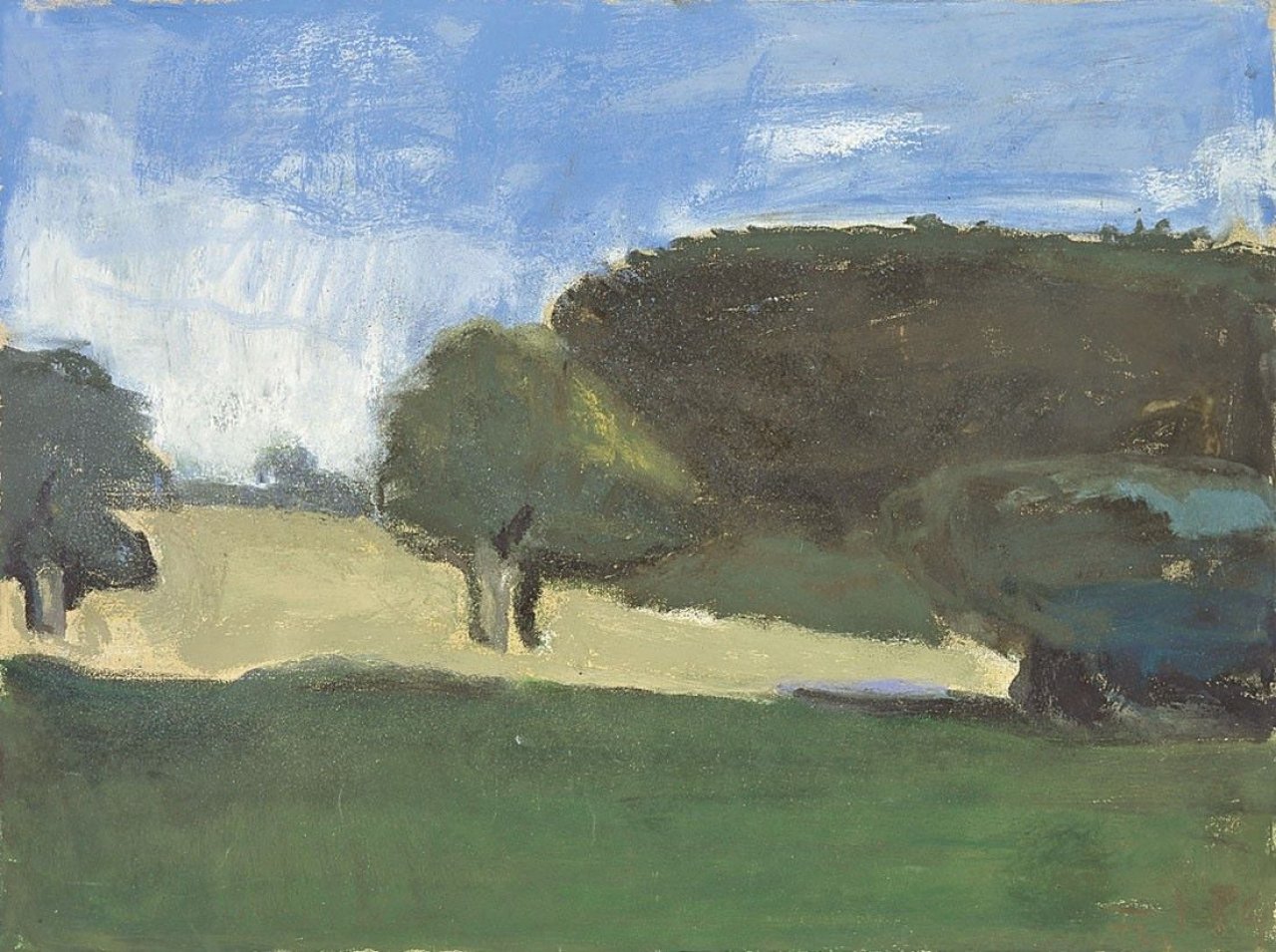 This picture shows the following artwork: Klaus Fußmann. Belvedere. 1984.
