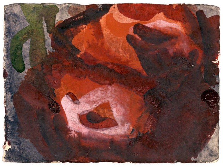 Auf diesem Bild ist das folgende Kunstwerk zu sehen: Klaus Fußmann. Rose. 1985.