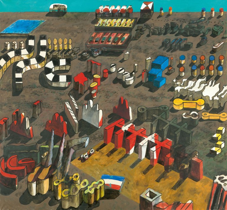 Auf diesem Bild ist das folgende Kunstwerk zu sehen: Ulrich Knispel. „Dumat“. 1966.