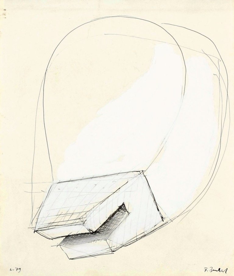 Auf diesem Bild ist das folgende Kunstwerk zu sehen: Franz Bernhard. Ohne Titel. 1979.