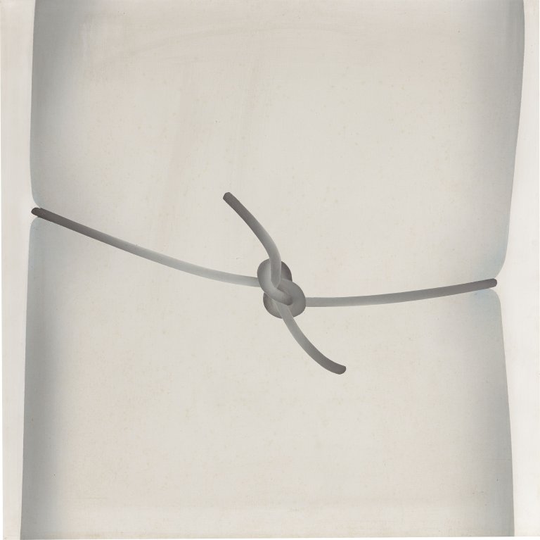 Auf diesem Bild ist das folgende Kunstwerk zu sehen: Lambert Maria Wintersberger. „Fesselung“. 1968.