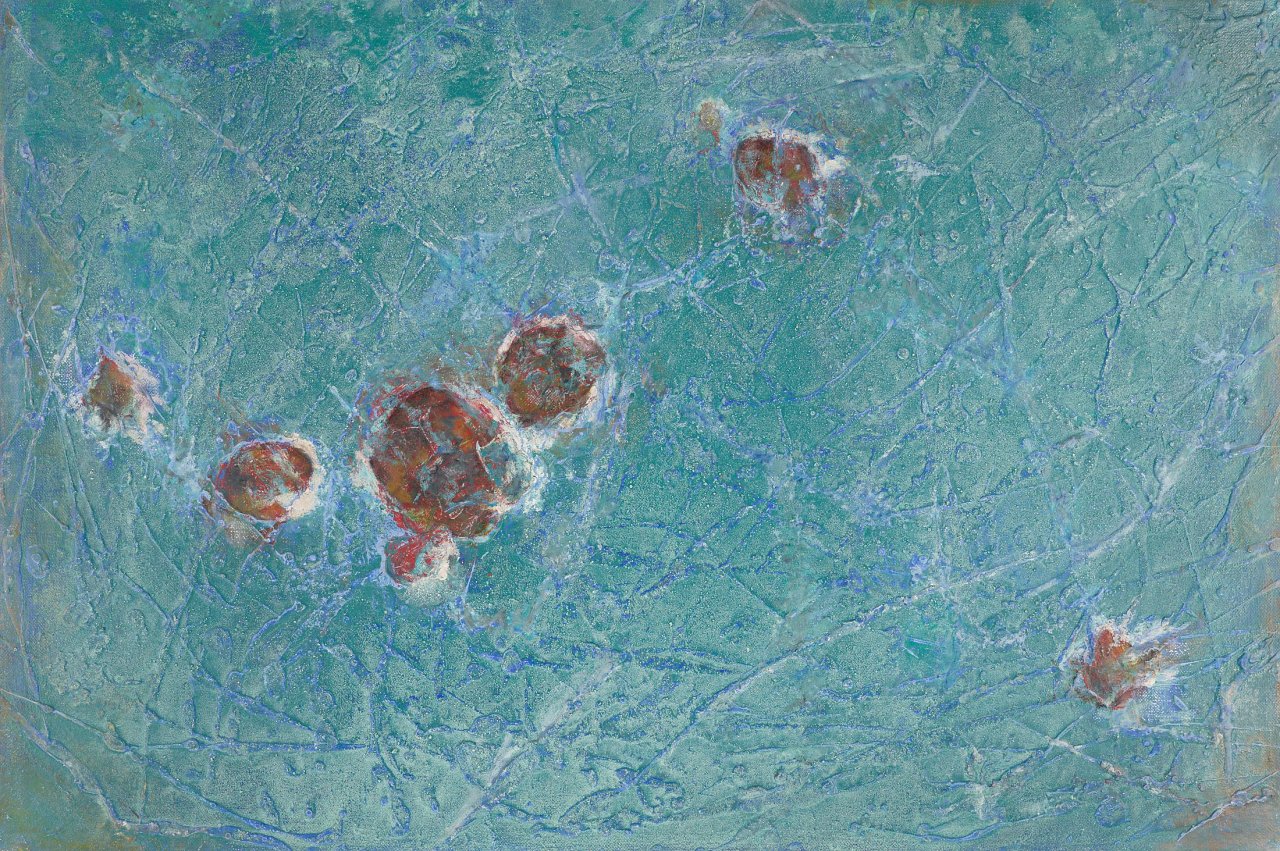 This picture shows the following artwork: Jupp Lückeroth. „Verpfechtung“. 1958.