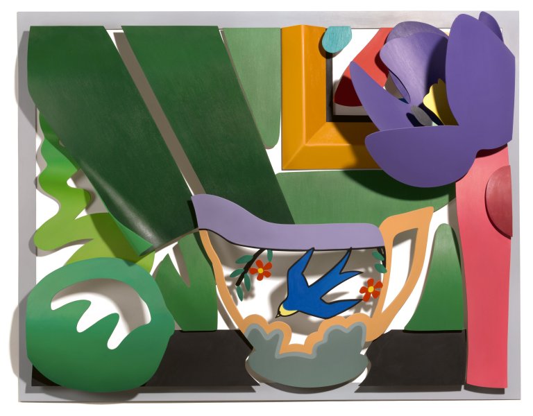 Auf diesem Bild ist das folgende Kunstwerk zu sehen: Tom Wesselmann. „STILLLIFE WITH MADE IN JAPAN PITCHER“. 1993.