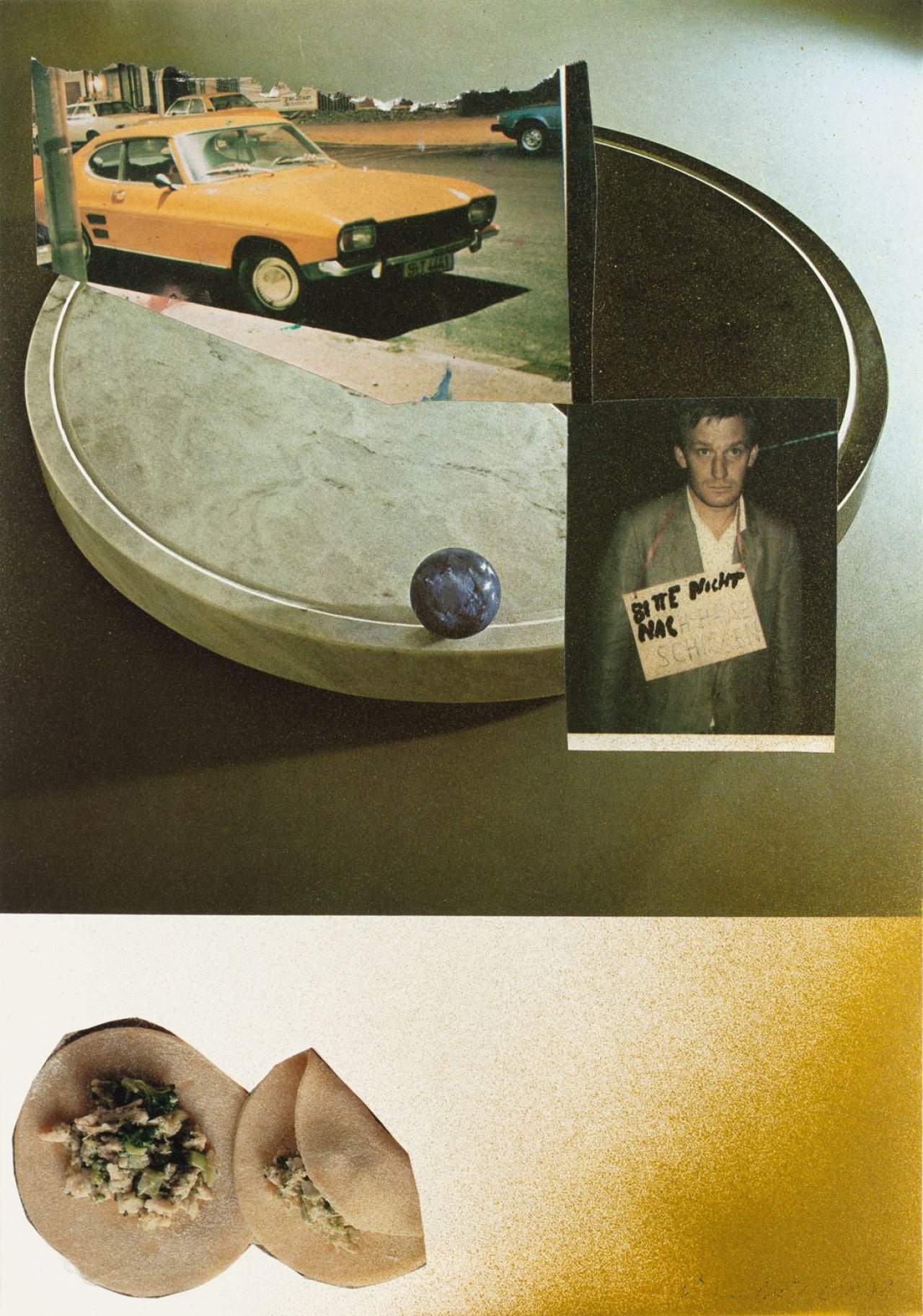 Auf diesem Bild ist das folgende Kunstwerk zu sehen: Martin Kippenberger. Ohne Titel (Bitte nicht nach Hause schicken). 1983.