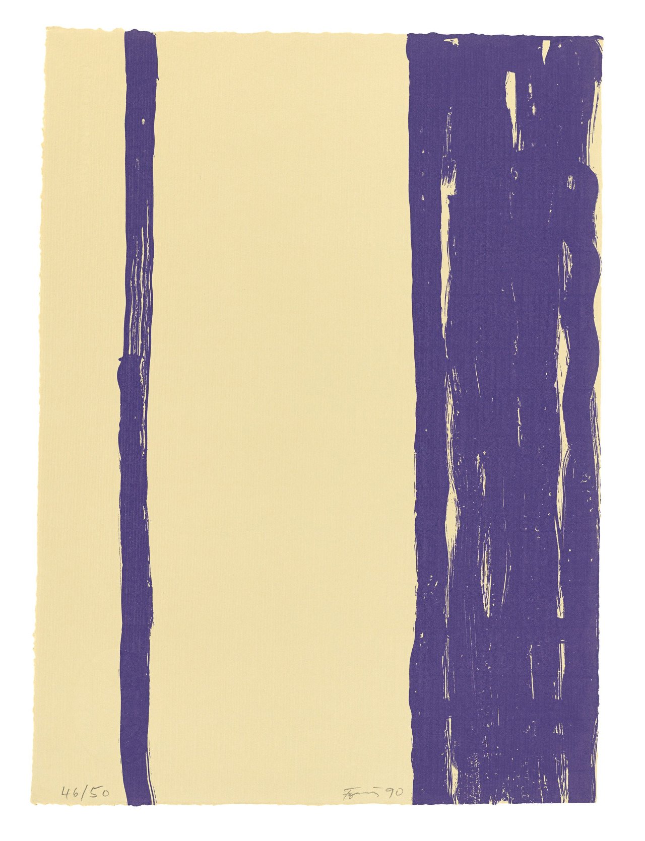 Auf diesem Bild ist das folgende Kunstwerk zu sehen: Günther Förg. Ohne Titel. 1990.