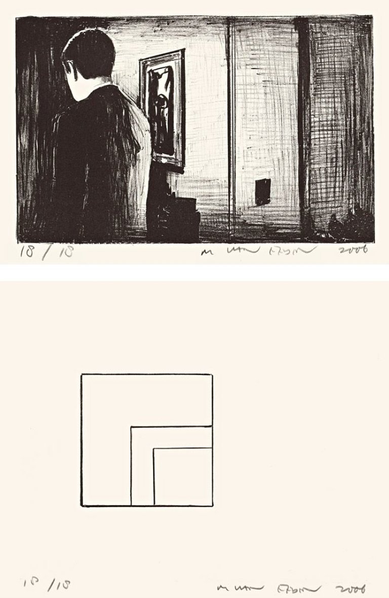Auf diesem Bild ist das folgende Kunstwerk zu sehen: Marcel van Eeden. Ohne Titel. 2006.
