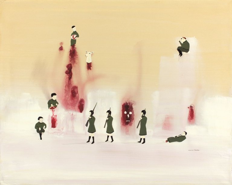 Auf diesem Bild ist das folgende Kunstwerk zu sehen: Marcel Dzama. „The Last Winter“. 2004.