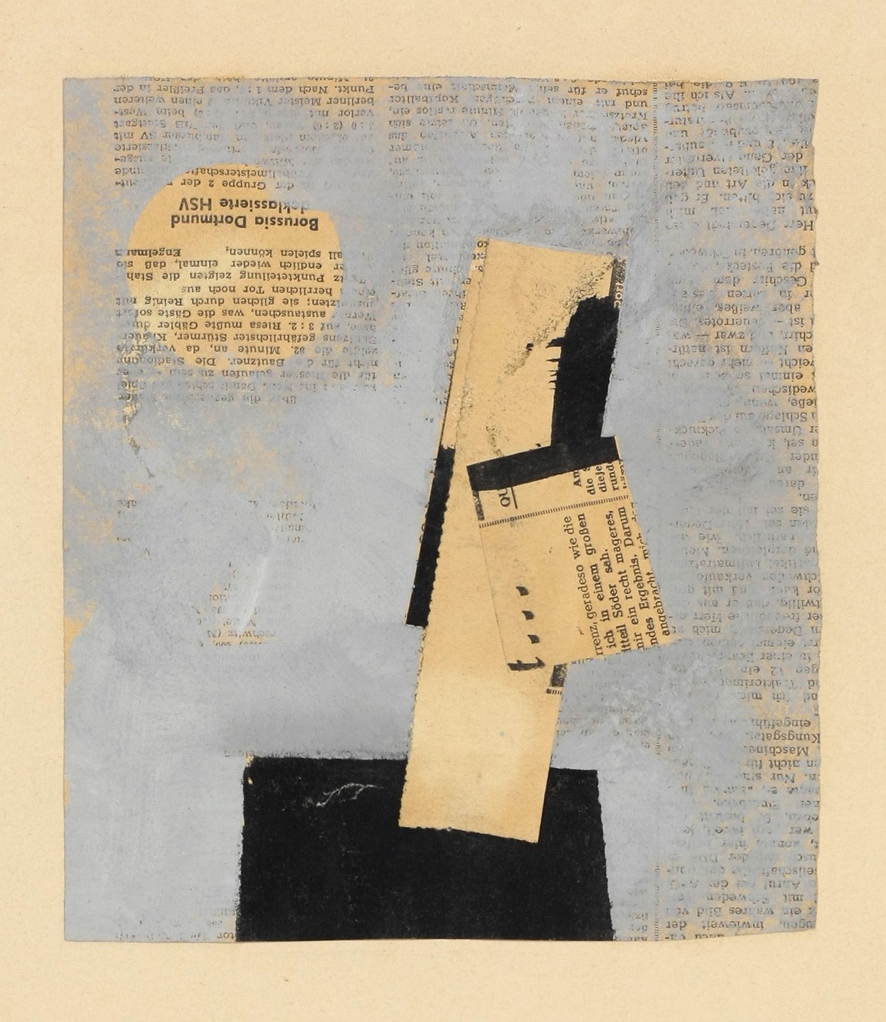 This picture shows the following artwork: Hermann Glöckner. Untitled. 1957.