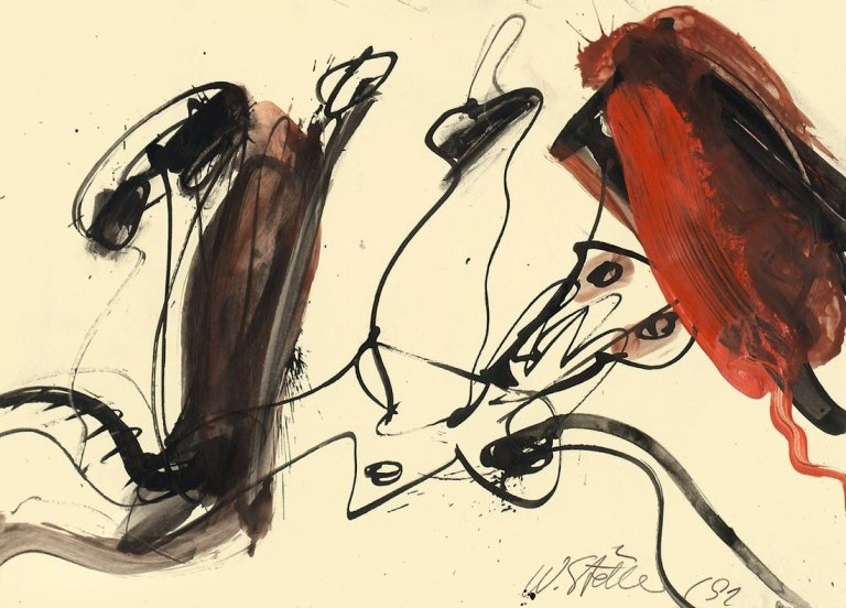 Auf diesem Bild ist das folgende Kunstwerk zu sehen: Walter Stöhrer. Ohne Titel. 1991.