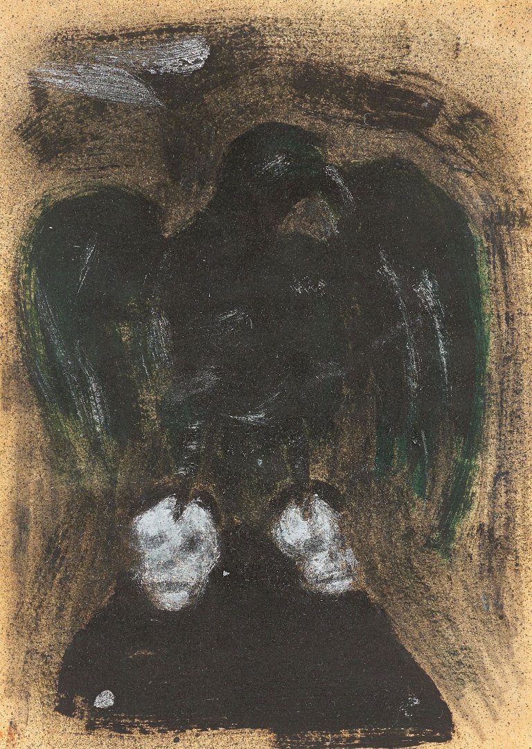 Auf diesem Bild ist das folgende Kunstwerk zu sehen: Rosemarie Trockel. Ohne Titel. 1984.