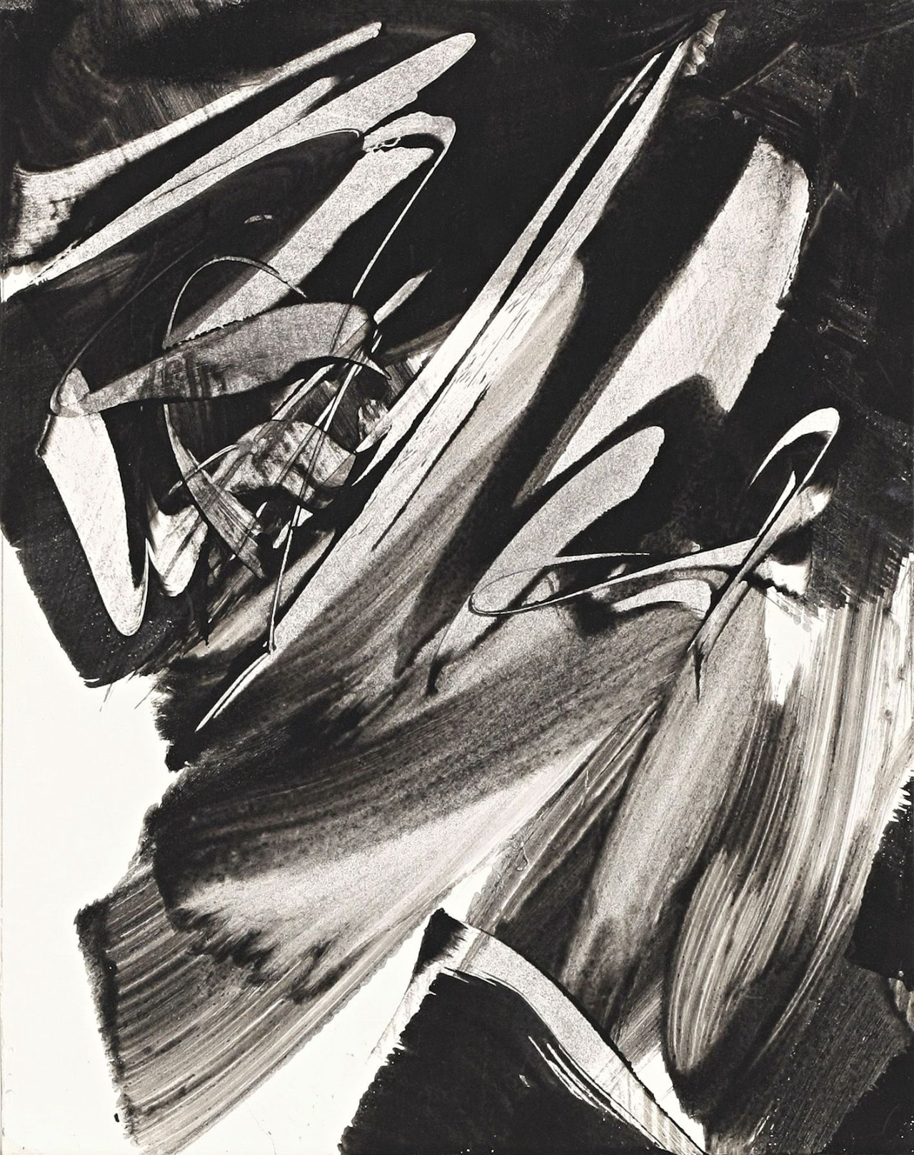 Auf diesem Bild ist das folgende Kunstwerk zu sehen: Karl Otto Götz. „Sternsprung“. 1995.