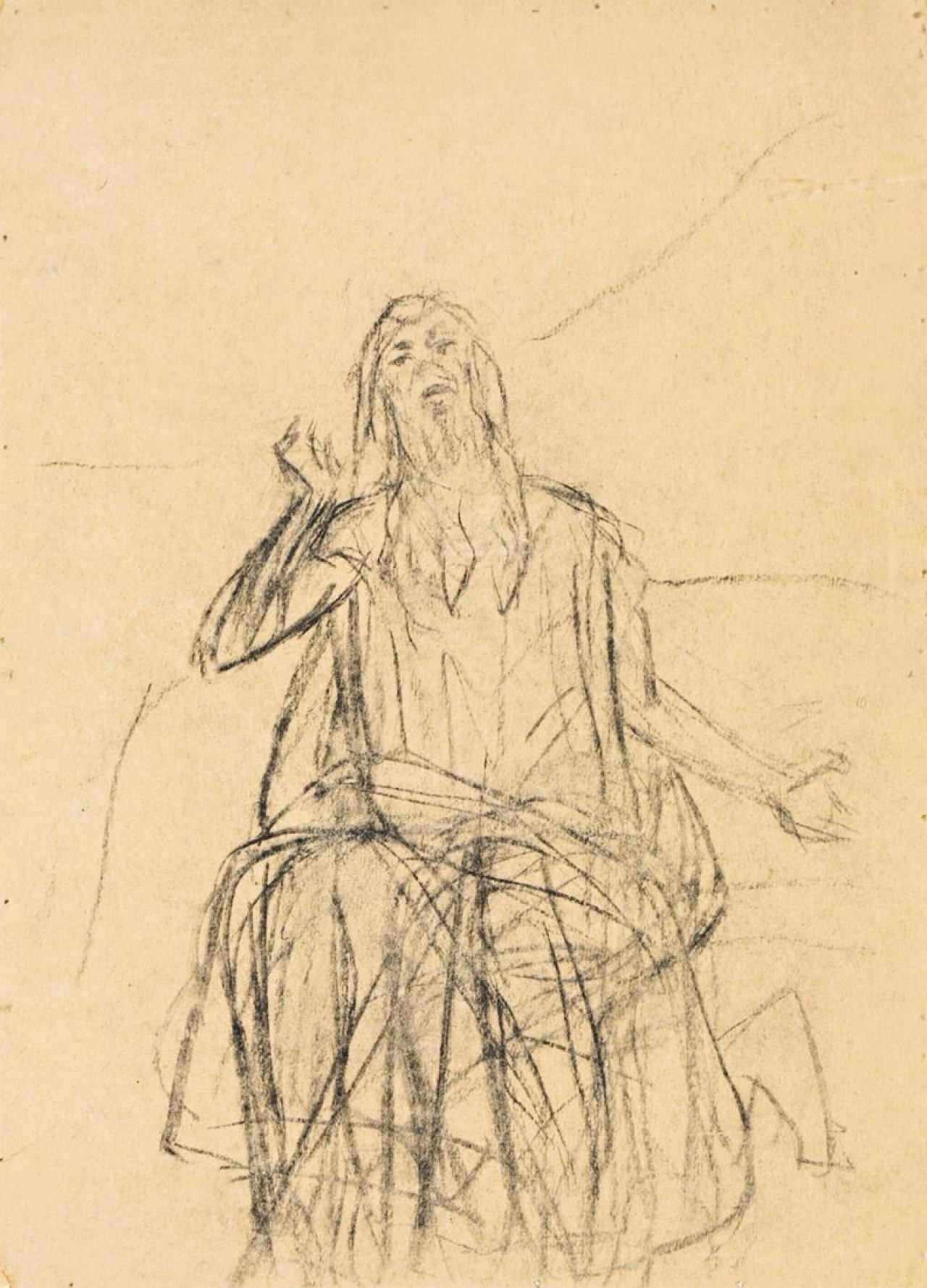 Auf diesem Bild ist das folgende Kunstwerk zu sehen: Lesser Ury. Studie.