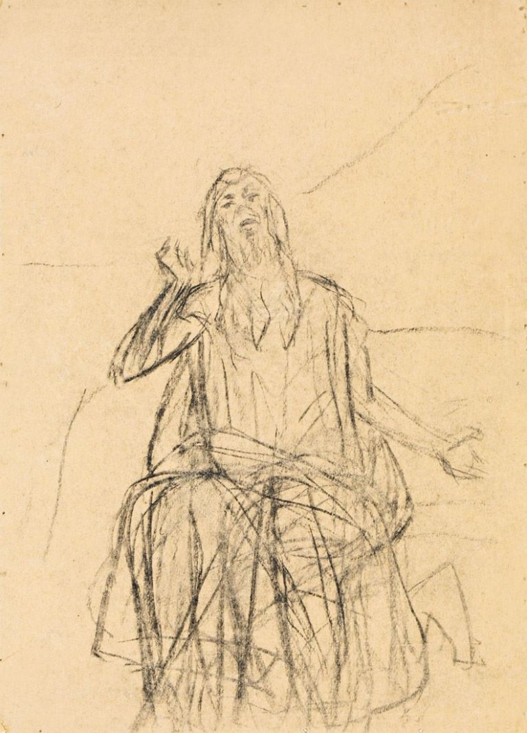 Auf diesem Bild ist das folgende Kunstwerk zu sehen: Lesser Ury. Studie.