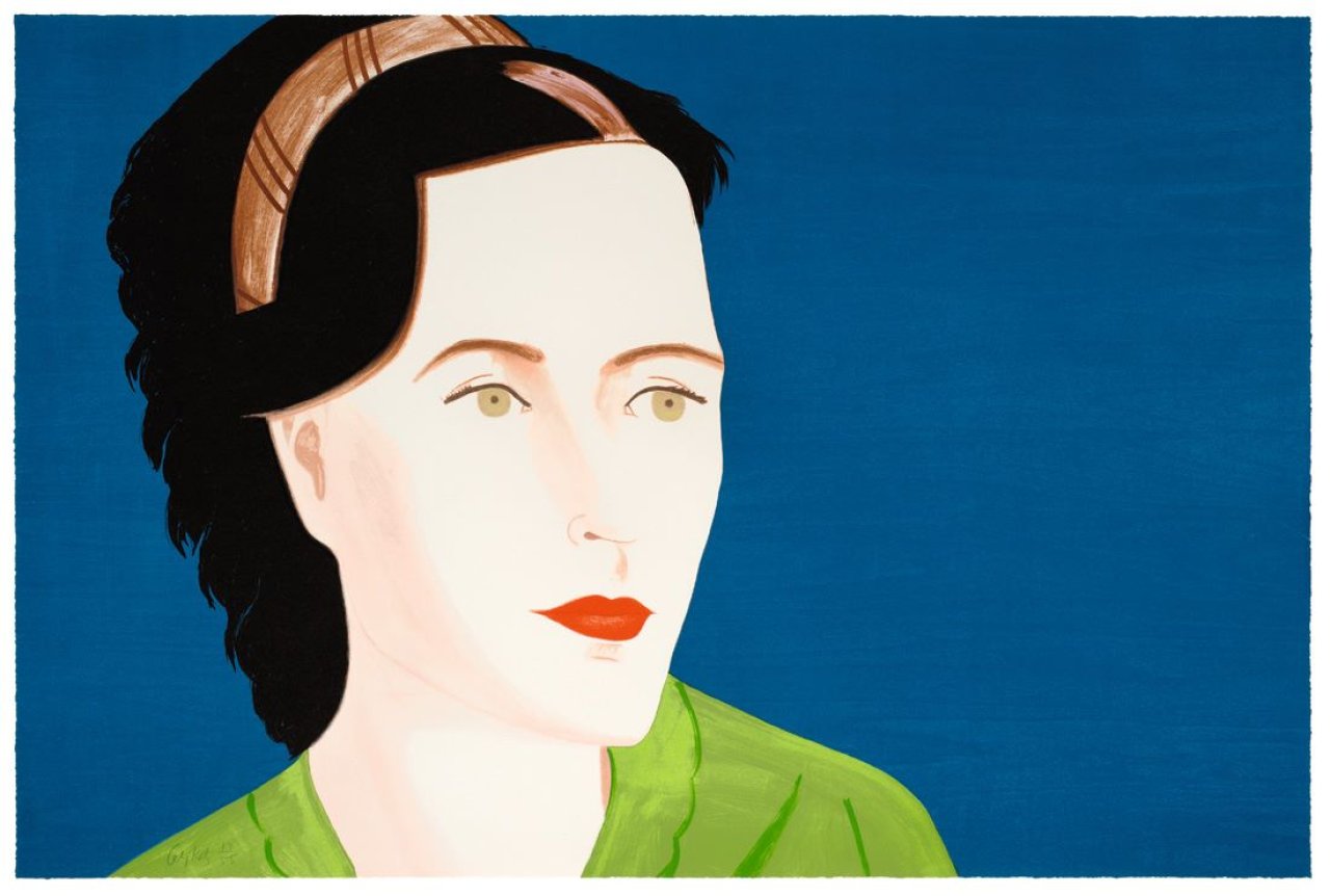 This picture shows the following artwork: Alex Katz. „Sharon“. 2008.