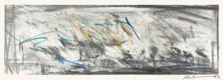 Auf diesem Bild ist das folgende Kunstwerk zu sehen: Robert Wilson. Studie zur der Oper „The civil wars“. 1983.
