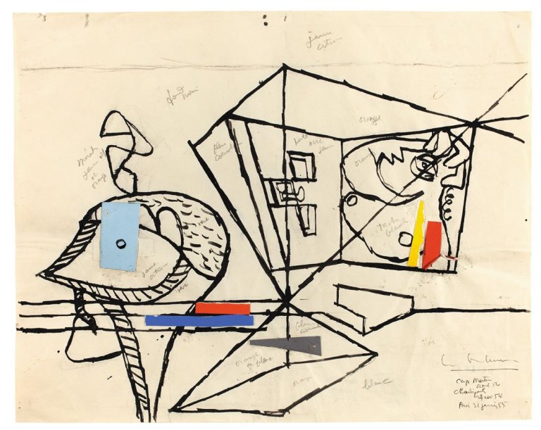 Auf diesem Bild ist das folgende Kunstwerk zu sehen:  Le Corbusier. „Julot“. 1955.