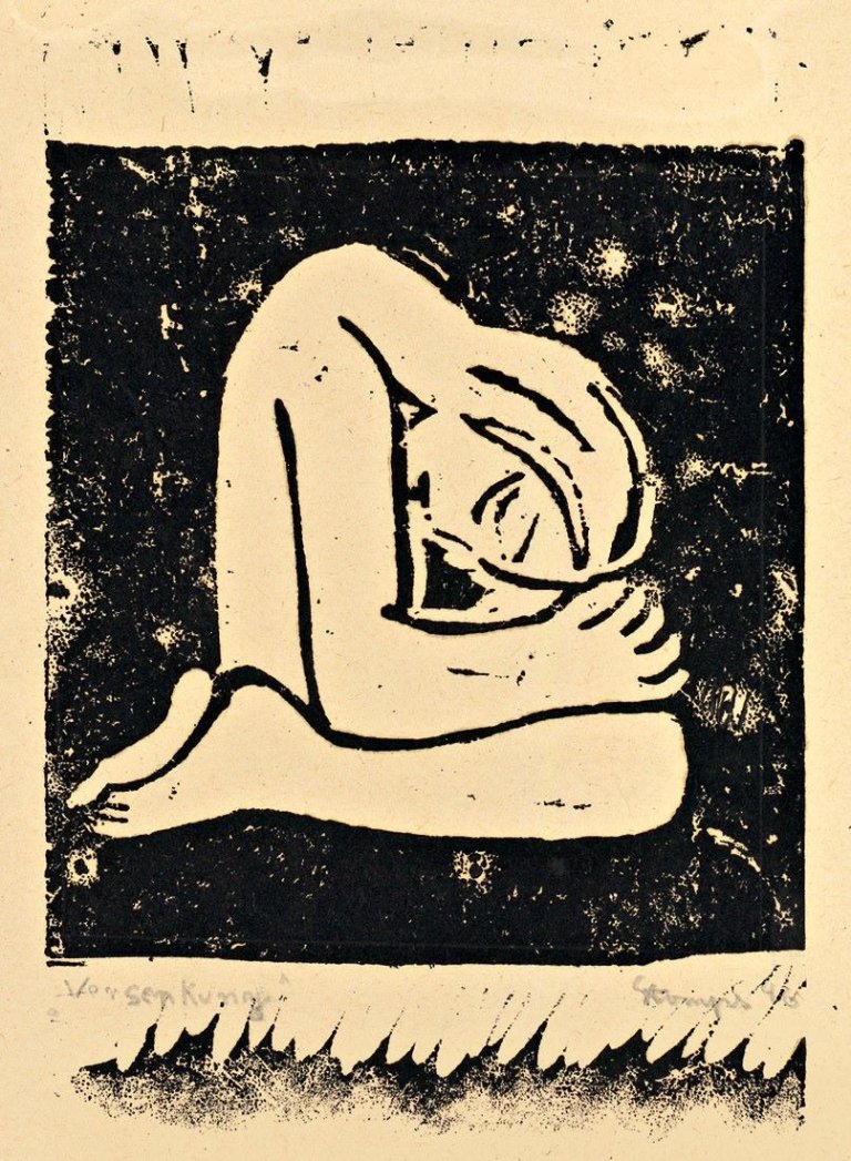 Auf diesem Bild ist das folgende Kunstwerk zu sehen: Louise Stomps. „Versenkung“. 1946.