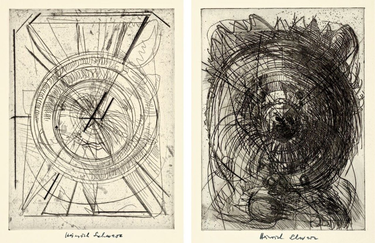 Auf diesem Bild ist das folgende Kunstwerk zu sehen: Dieter Roth. Aus: „Komposition I-V“. 1979.