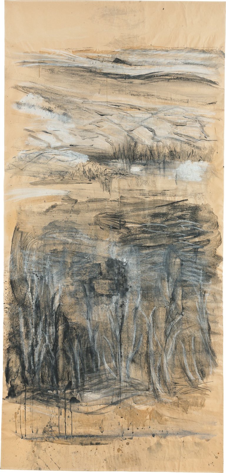 Auf diesem Bild ist das folgende Kunstwerk zu sehen: Per Kirkeby. Ohne Titel. 1977.