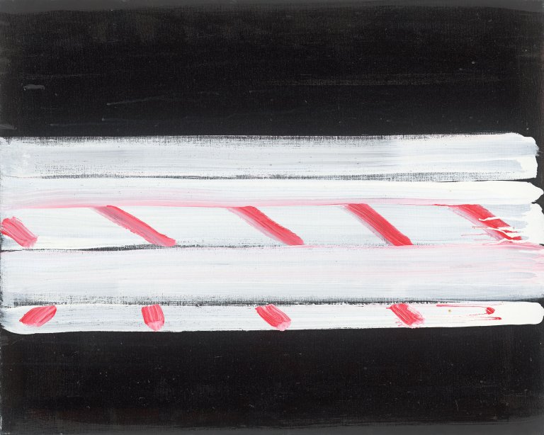 Auf diesem Bild ist das folgende Kunstwerk zu sehen: Karl Horst Hödicke. „Verband I“. 1995.
