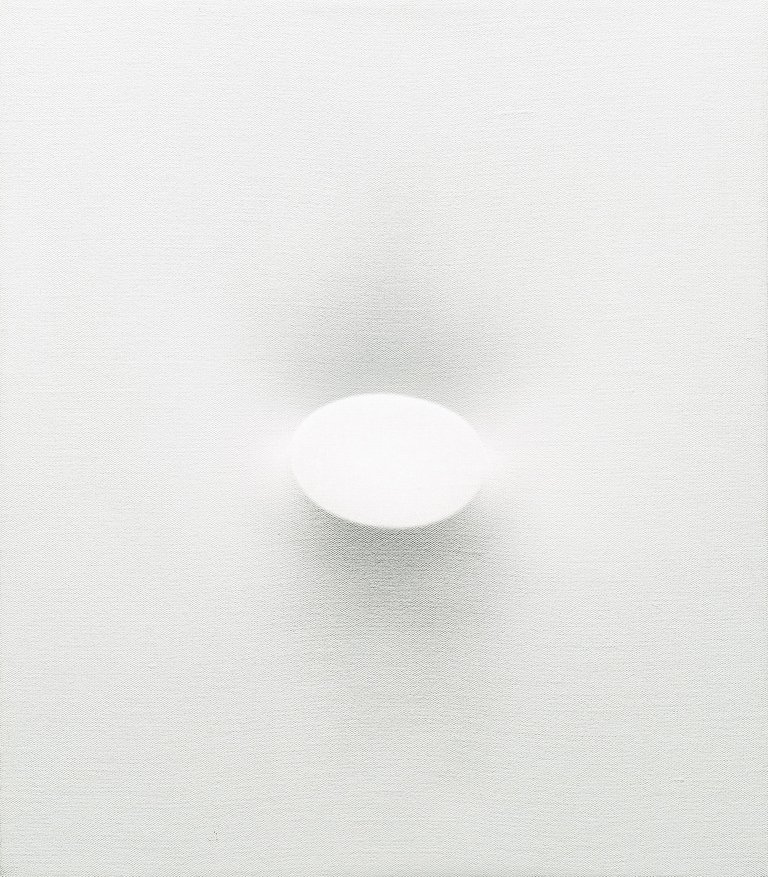 Auf diesem Bild ist das folgende Kunstwerk zu sehen: Turi Simeti. Ohne Titel. 1982.
