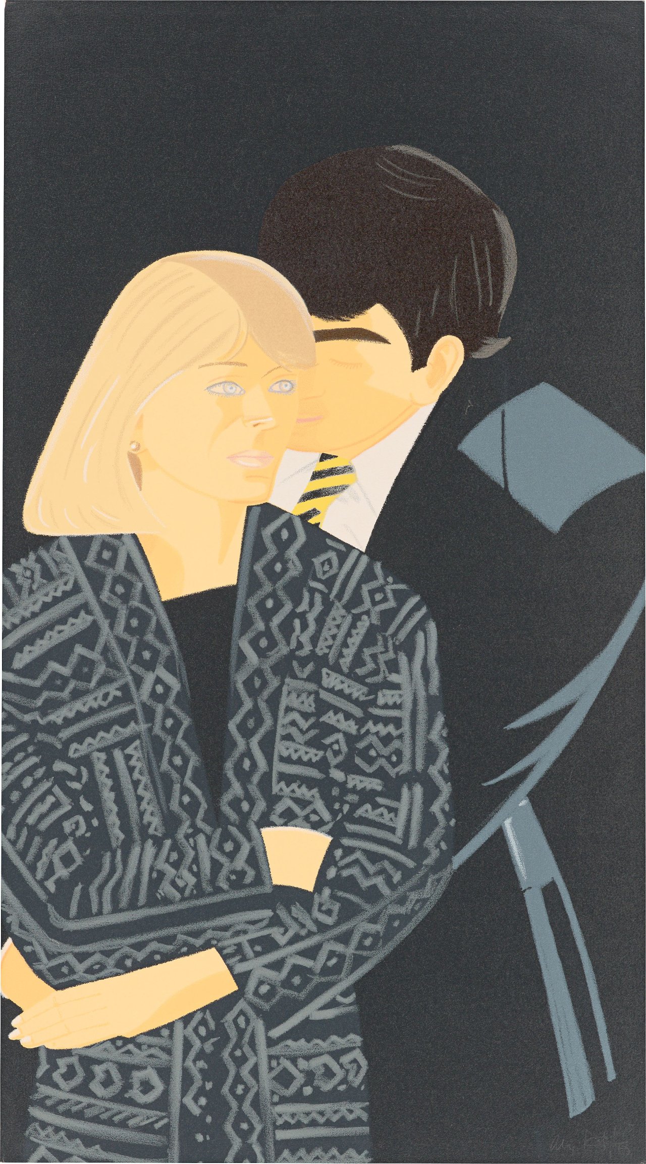 Auf diesem Bild ist das folgende Kunstwerk zu sehen: Alex Katz. „Vicky Hudspith and Wally Turbeville“. 1993/94.