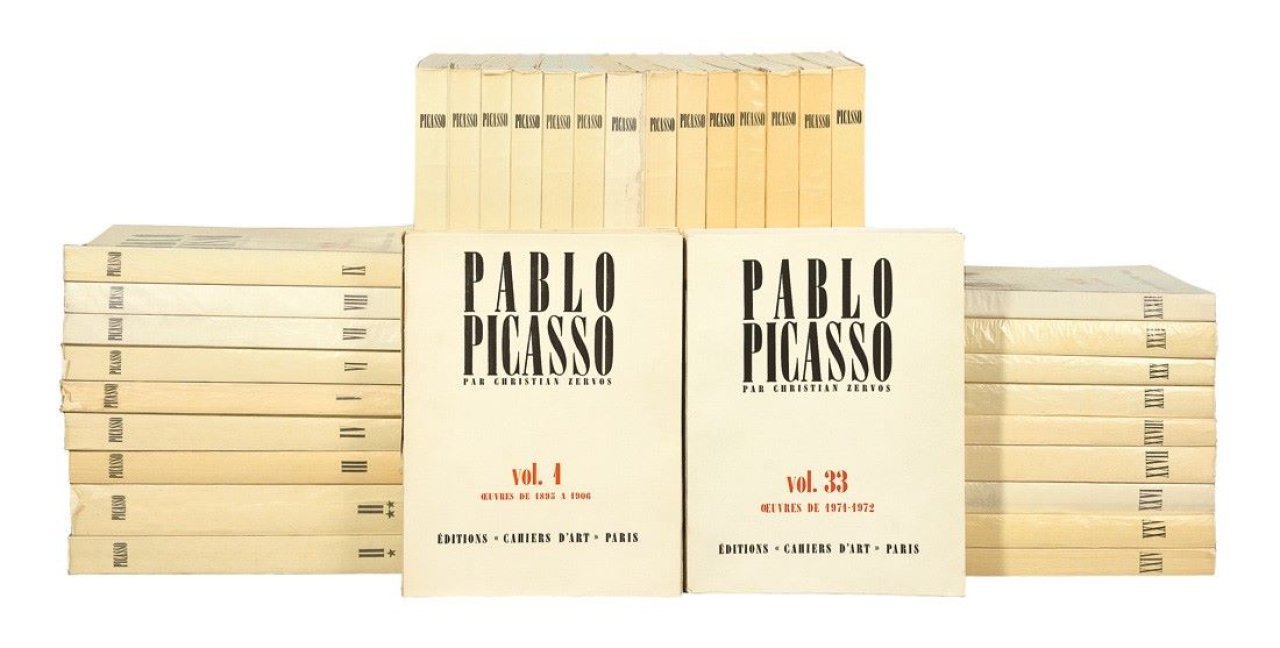 This picture shows the following artwork: Pablo Picasso. „Christian Zervos: Pablo Picasso“. 1942-1978.
