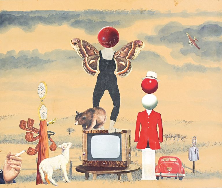Auf diesem Bild ist das folgende Kunstwerk zu sehen: Herbert Behrens-Hangeler. Ohne Titel. 1950er Jahre.