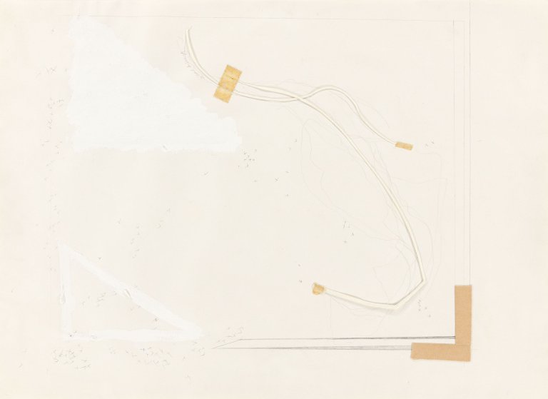 Auf diesem Bild ist das folgende Kunstwerk zu sehen: Michael Buthe. Ohne Titel. 1969.