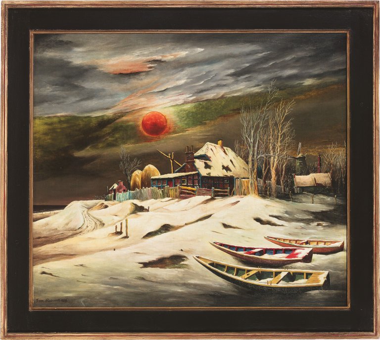 Auf diesem Bild ist das folgende Kunstwerk zu sehen: Franz Radziwill. „Oststrand von Dangast“. 1932.