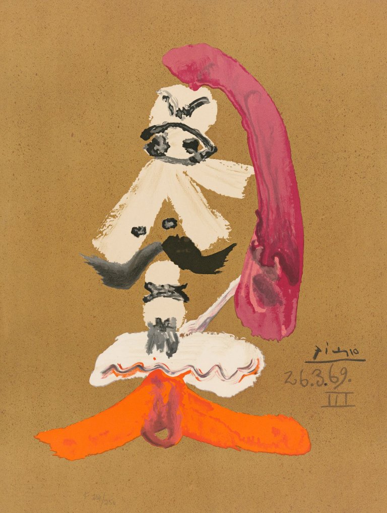 Auf diesem Bild ist das folgende Kunstwerk zu sehen: Nach Pablo Picasso. Le portrait imaginaire. 1969.