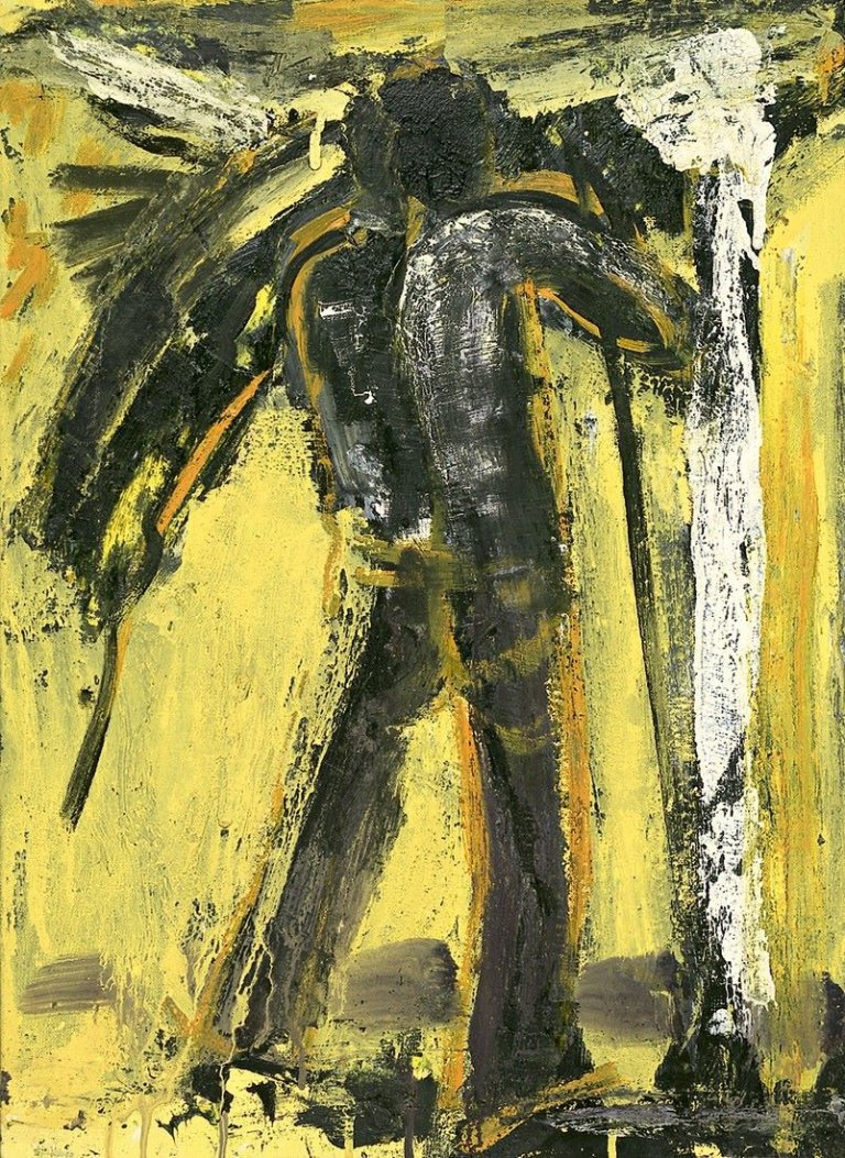 Auf diesem Bild ist das folgende Kunstwerk zu sehen: Bernd Koberling. Ohne Titel. 1985.