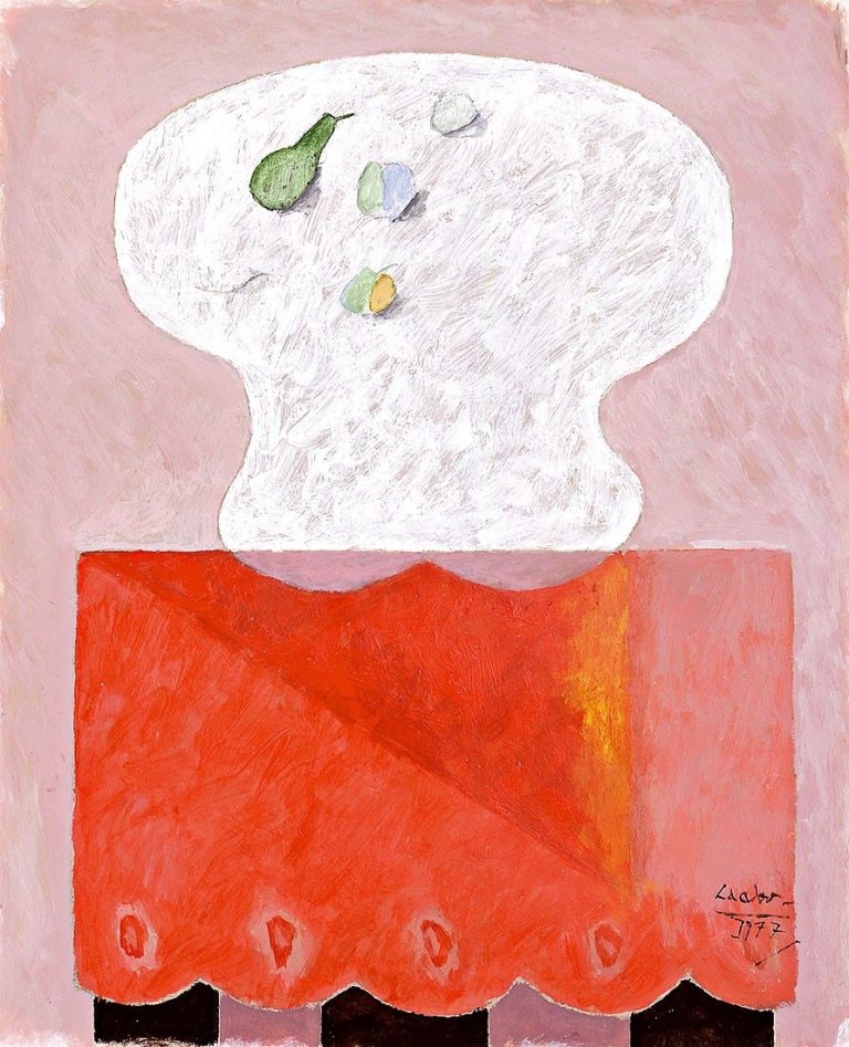 Auf diesem Bild ist das folgende Kunstwerk zu sehen: Hans Laabs. Tisch. 1977.