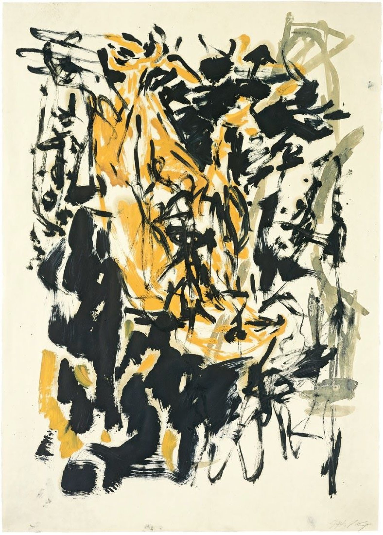 This picture shows the following artwork: Georg Baselitz. Adler. 1974.