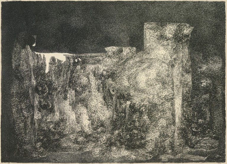 Auf diesem Bild ist das folgende Kunstwerk zu sehen: Richard Oelze. „Z 109“. 1956.