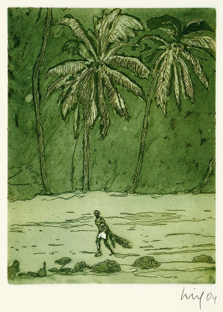 Auf diesem Bild ist das folgende Kunstwerk zu sehen: Peter Doig. „Pelican“. 2004.
