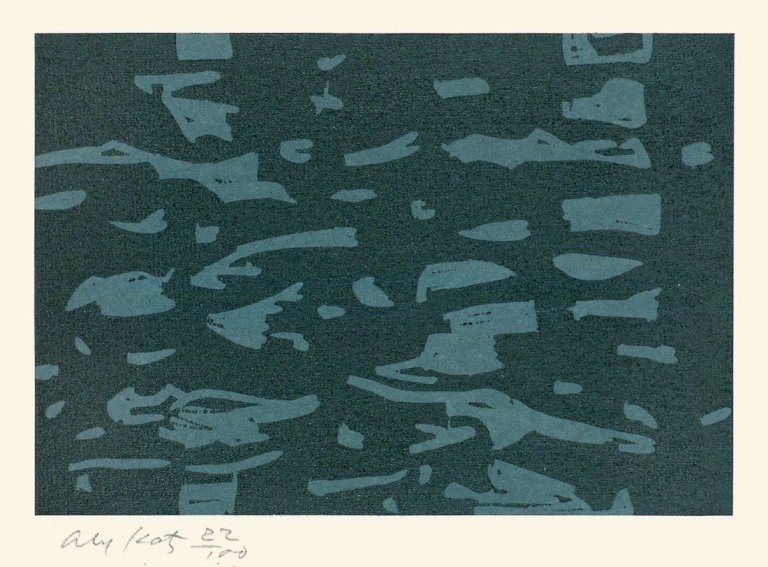Auf diesem Bild ist das folgende Kunstwerk zu sehen: Alex Katz. „Ocean“. 1998.