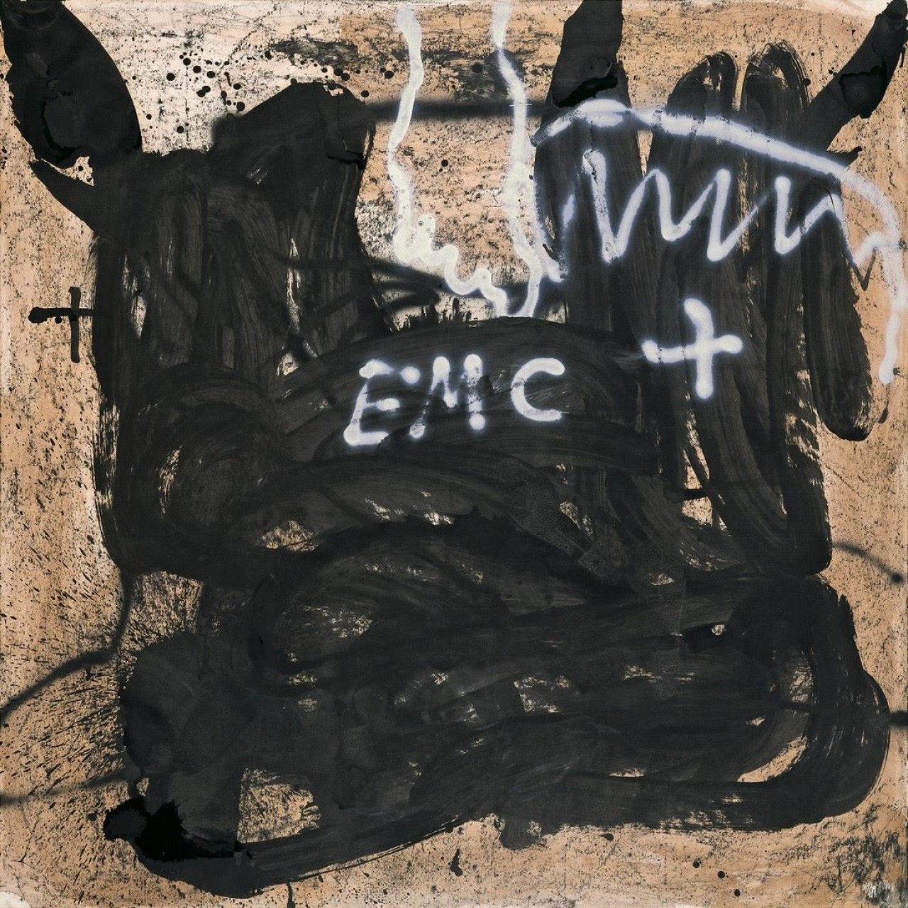 This picture shows the following artwork: Antoni Tàpies. „EMC“. 1989.