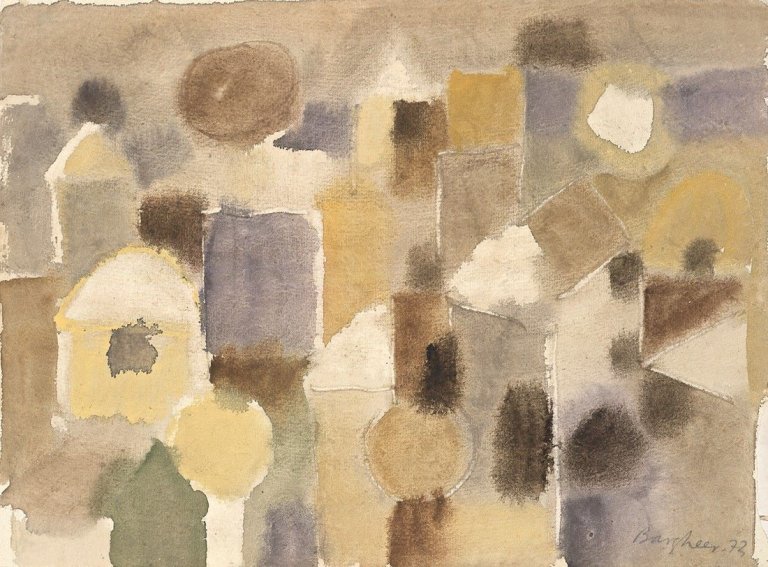 Auf diesem Bild ist das folgende Kunstwerk zu sehen: Eduard Bargheer. „Herbst“. 1973.