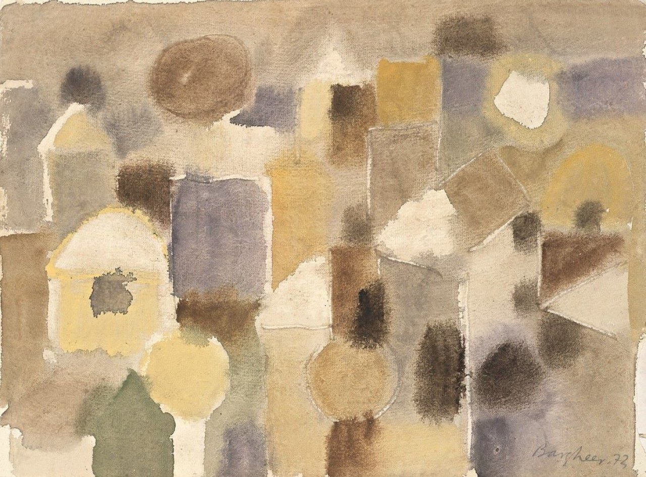 Auf diesem Bild ist das folgende Kunstwerk zu sehen: Eduard Bargheer. „Herbst“. 1973.