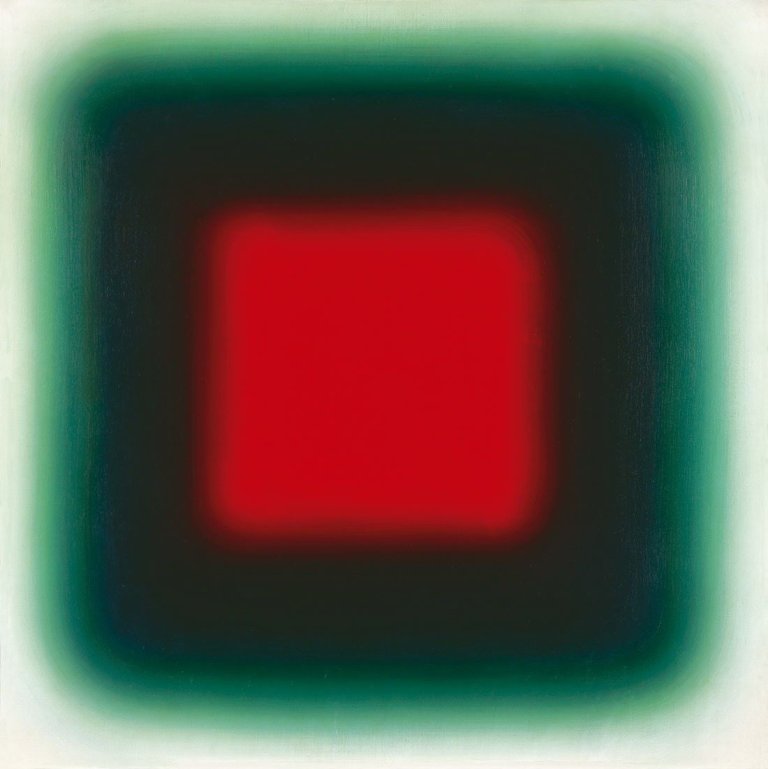 This picture shows the following artwork: Wojciech Fangor. „B 109“. 1966.