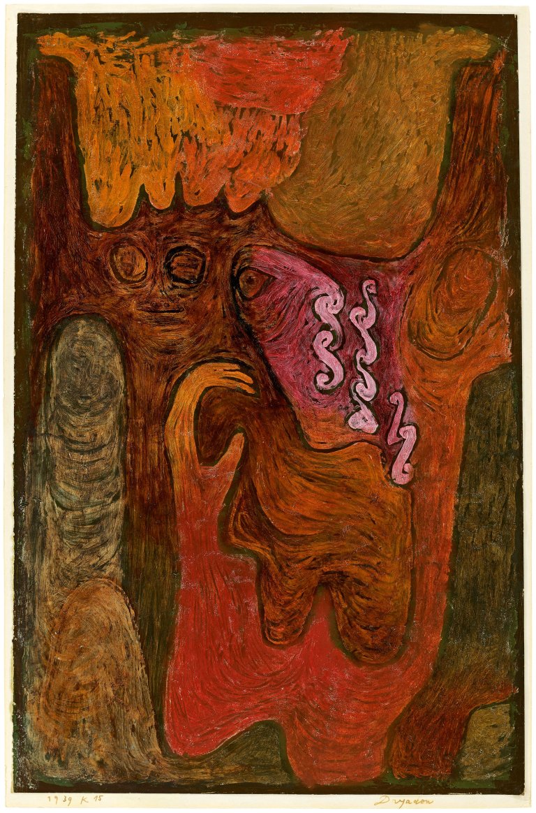 This picture shows the following artwork: Paul Klee. „Dryaden“. 1939.