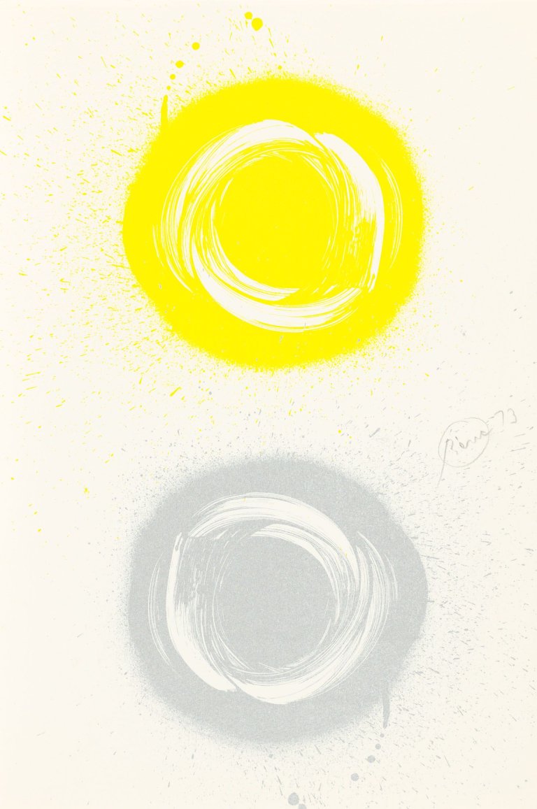 Auf diesem Bild ist das folgende Kunstwerk zu sehen: Otto Piene. „Insel“. 1973.