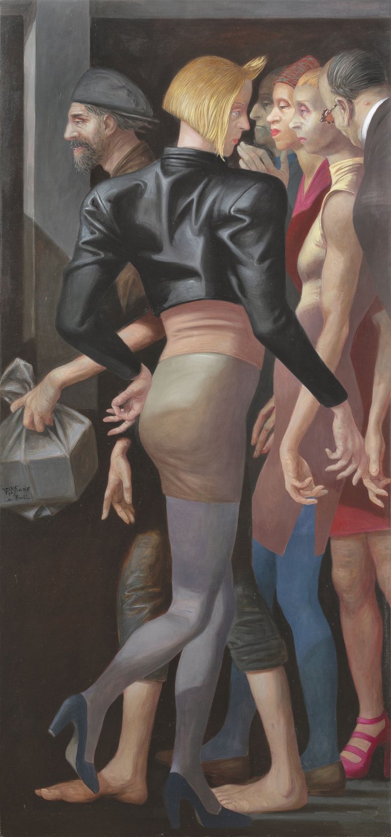 Auf diesem Bild ist das folgende Kunstwerk zu sehen: Volker Stelzmann. „Straße V“. 1995.