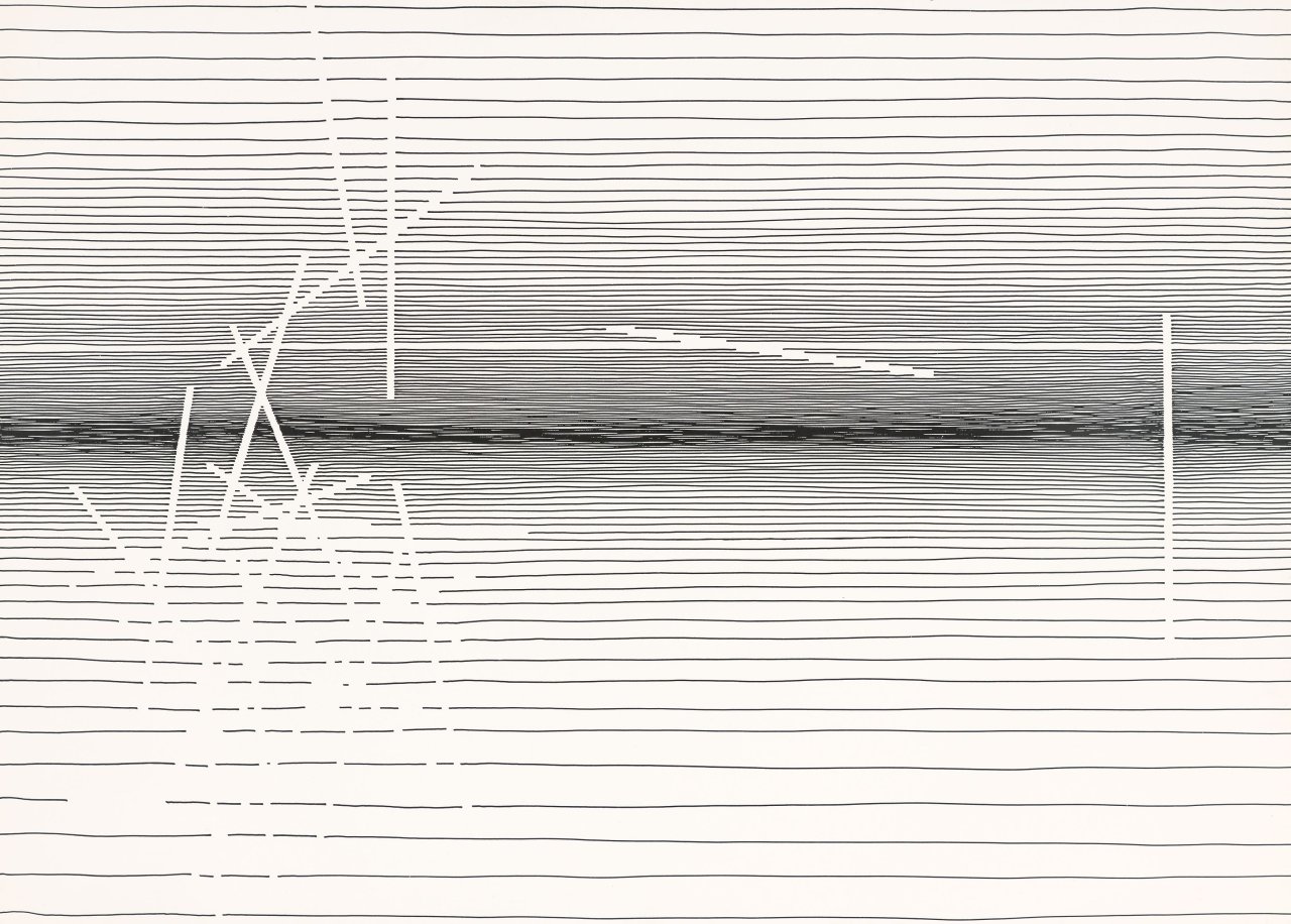 Auf diesem Bild ist das folgende Kunstwerk zu sehen: Michel  Seuphor. „Variations III“. 1959.